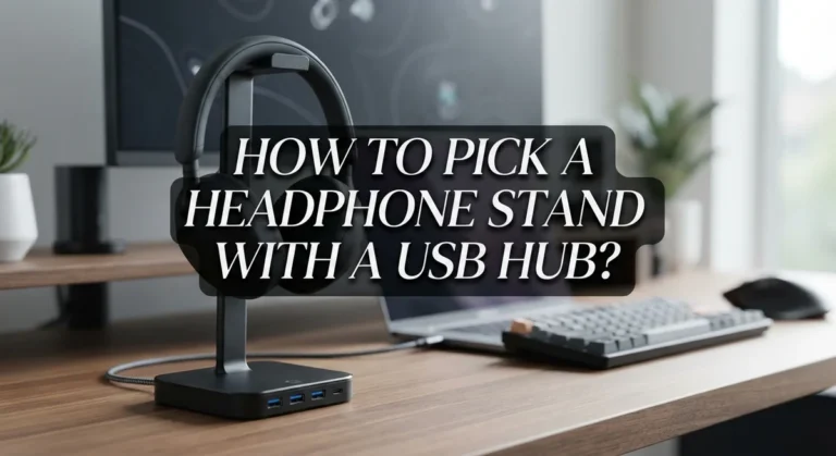 How to Pick a Headphone Stand With a USB Hub?