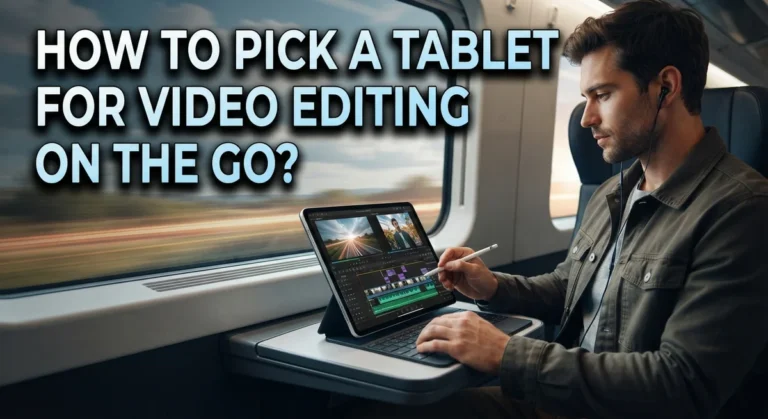 How to Pick a Tablet for Video Editing on the Go?